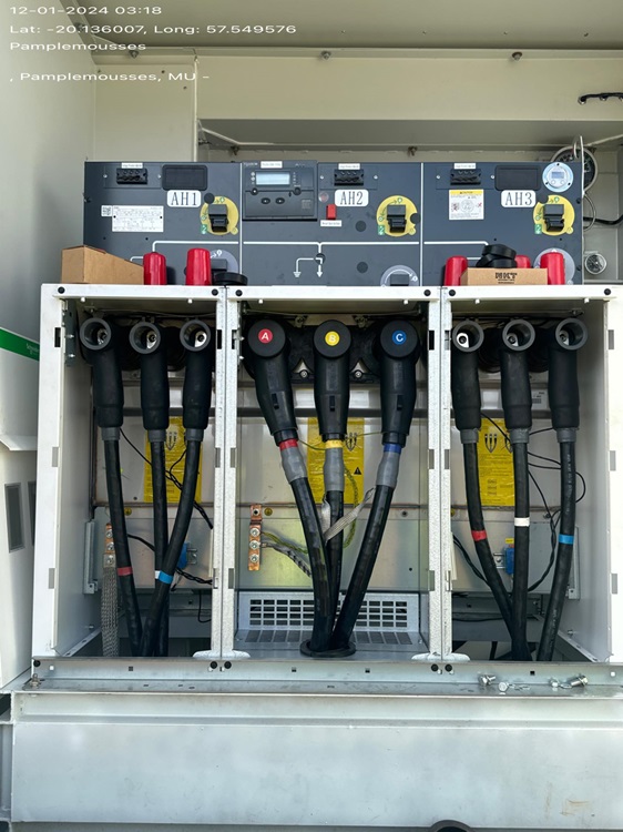 Transformer MV Cable Termination Works in Progress